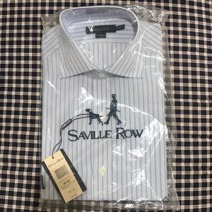 Saville Row 100% Algodon Button Up NWT